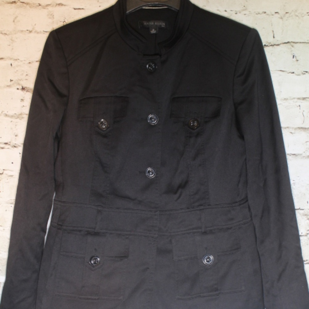 Anne Klein Womens Size 12 Black Jacket